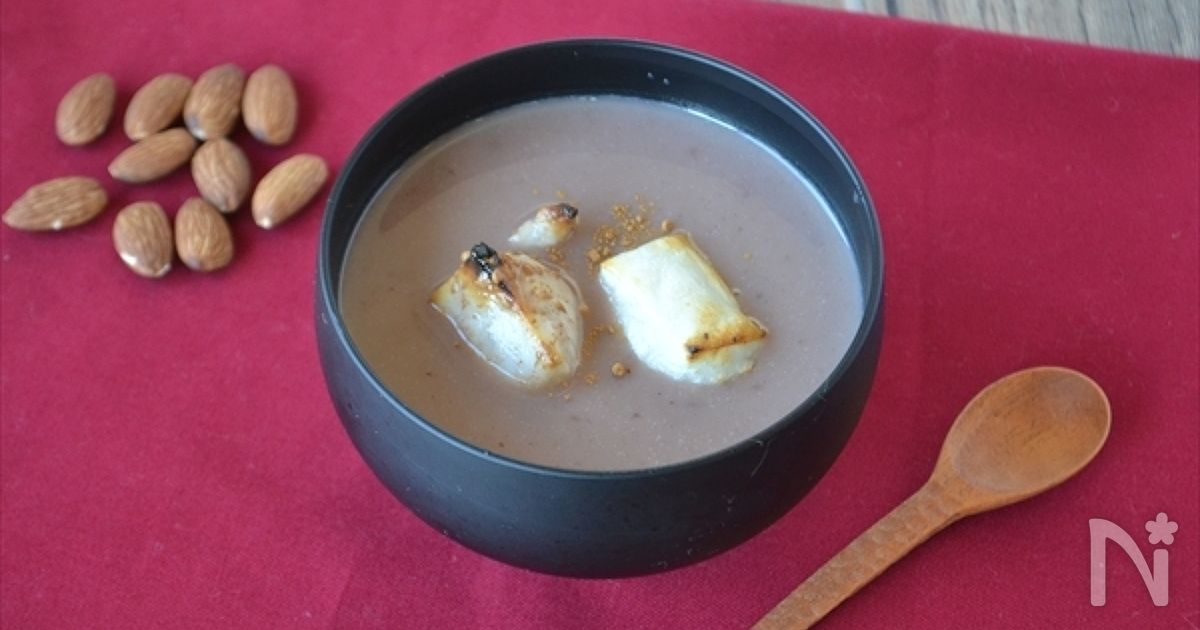 アーモンドミルクしるこ