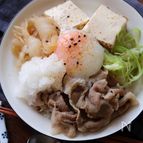 豚すきおろし丼。