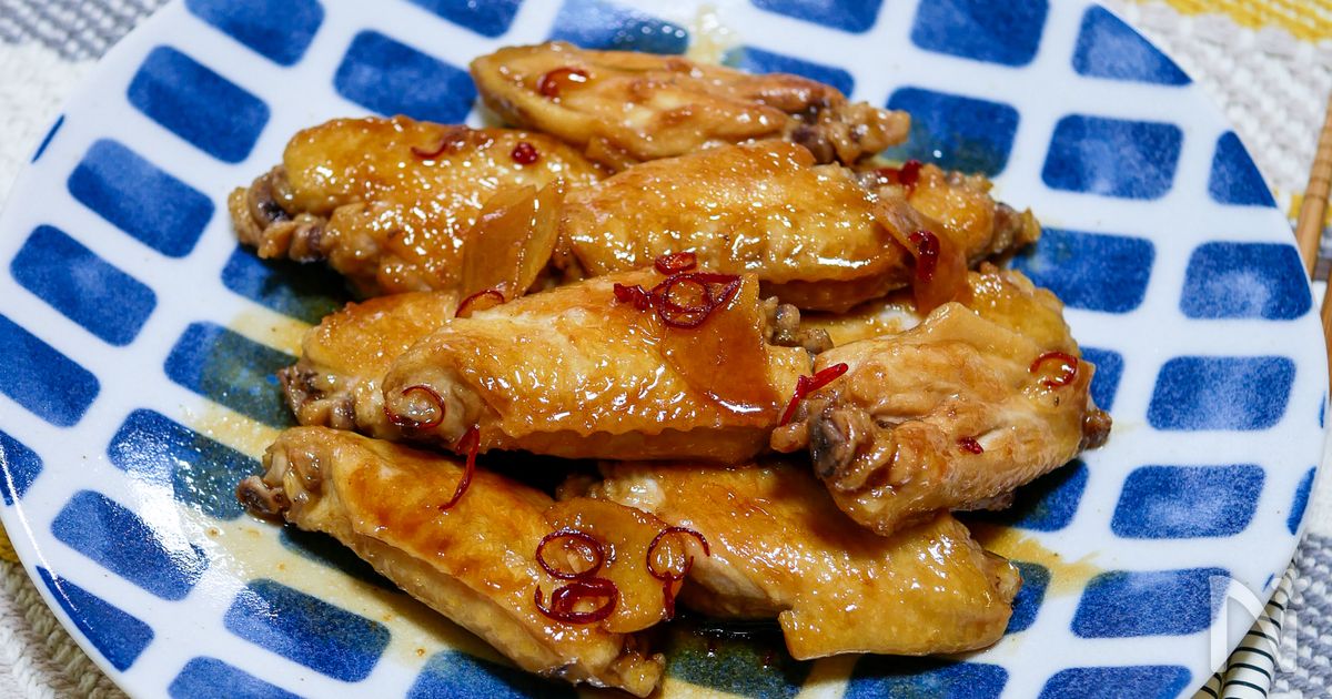 酸味が美味しい「手羽先のポン酢煮」