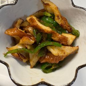 tanu🌿の作ってみた!投稿(ちくわとピーマンのおかかバターきんぴら【#冷凍保存#お弁当】)