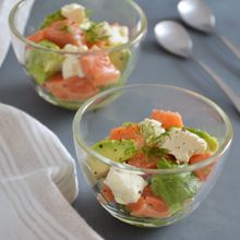 簡単！サーモンとアボカドの前菜。おもてなしに。