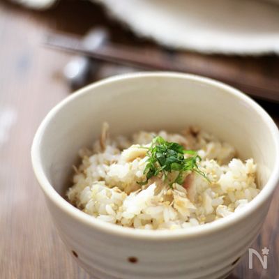 アジの干物の混ぜごはん