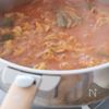 豚肉とおくらのカレーの工程4