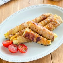 子どももパクパク♪ ズッキーニの豚バラカレー巻き