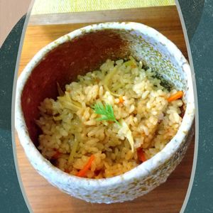 チョロリスの作ってみた!投稿(ピリっと美味しい♡ぽかぽか『生姜の炊き込みご飯』)