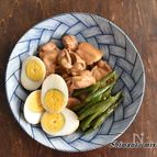 焼肉のタレで簡単！鶏肉とゆで卵のこっくり煮