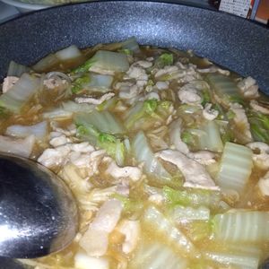 たぬきパパの作ってみた!投稿(【やみつき豚白菜ごま油】10分で完成の簡単おかず)