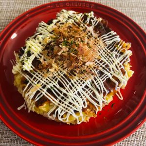 puricoの作ってみた!投稿(ぶ厚い幸せ♡基本のお好み焼き！【キャベツたっぷり】)