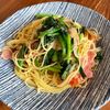 tomの作ってみた!投稿(【白だしで】簡単！小松菜の和風パスタ)