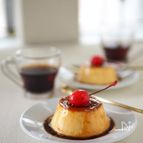 材料3つ、レンジで出来る！鬼ラクな絶品クリーミープリン