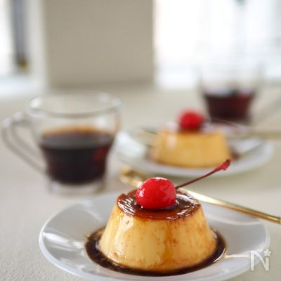 材料3つ、レンジで出来る!鬼ラクな絶品クリーミープリン
