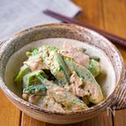 【子供爆食♪おくらのツナマヨ】ごはんに合う♡︎5分副菜♪