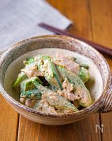【子供爆食♪おくらのツナマヨ】ごはんに合う♡︎5分副菜♪