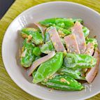 【即席簡単♪】スナップエンドウのごまマヨあえ