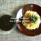 余った刻み海苔で【岩のり風つけ麺】ピリ辛もやし添え