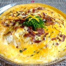 豚焼きオムレツ ~巻かないオムレツ~