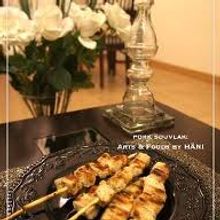ギリシャ料理の定番 ポークスブラキ&レモンポテト