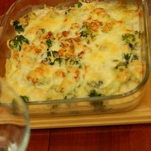 ホタテとえびのうにソースグラタン