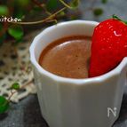 板チョコで♪簡単!ブリュレ風ショコラ