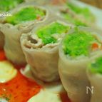 野菜たっぷり!冷しゃぶの生春巻き仕立て