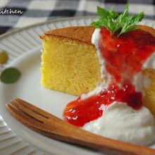 スライスチーズで、本格!!スフレチーズケーキ