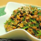 癖になる!!おかひじきの納豆キムチ