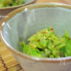 ピリ辛!キャベツの中華風胡麻和え