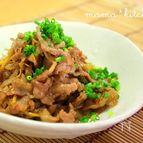 豚肉と新生姜の甘辛絡め