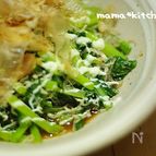 小松菜とおじゃこのマヨポン炒め