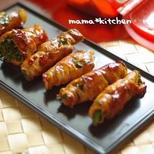 シャキシャキ春菊で和風ポークチャップ