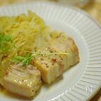 塩豚とキャベツのマスタード煮