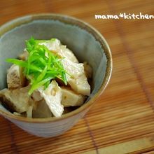 レンジで♪　たたき蓮根の味噌マヨ和え