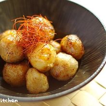 里芋のもっちり照り揚げ