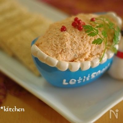 サーモンとクリームチーズのパテ