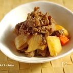 長芋の肉じゃが風