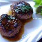 バター醤油ソースで♪牛蒡バーグ