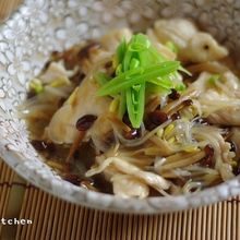 鶏むね肉の中華餡