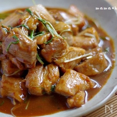 豚バラの照りっと香醋炒め