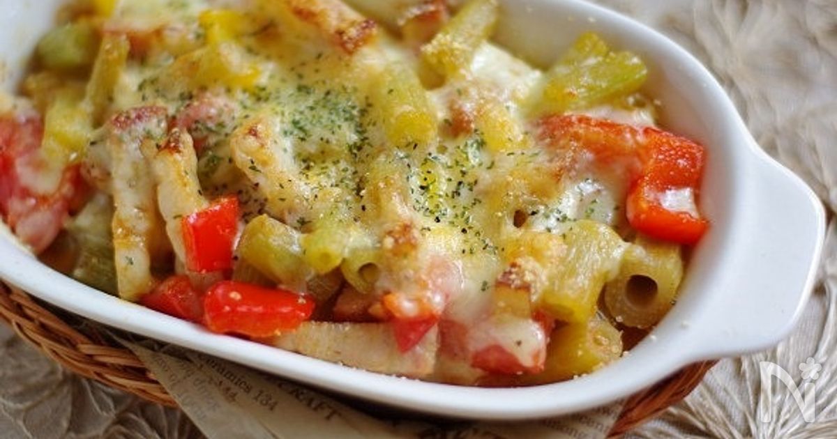 バターナッツとベーコンのフジッリのレシピ