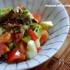 長芋入り♪トマトとアボカドのタルタルユッケ
