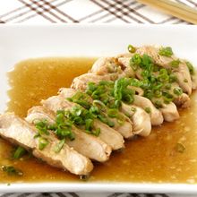 鶏むね肉の照り蒸し
