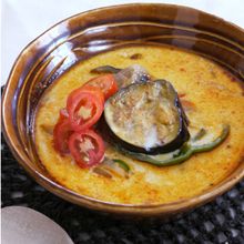 豆乳仕立てのニョニャカレースープ