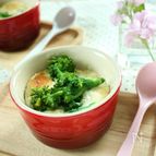 菜の花のふわっふわスフレグラタン
