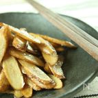 新ごぼうのバルサミコ炒め