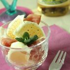 日向夏を使った前菜料理