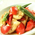 かじきまぐろと夏野菜の南蛮漬け
