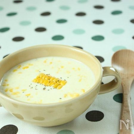 生とうもろこしde冷たいみそコーンスープ By シニア野菜ソムリエ立原瑞穂 レシピサイト Nadia ナディア プロの料理家のおいしいレシピ