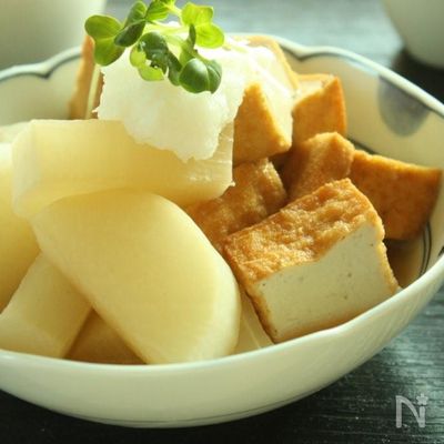 【大根5日目】大根と厚揚げのたいたん