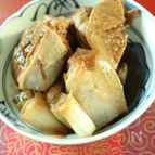 メカジキのかまと下仁田ねぎの煮付け