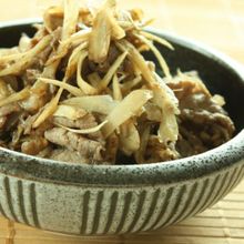 【節電レシピ】簡単常備菜・牛肉と新ごぼうの炒り煮